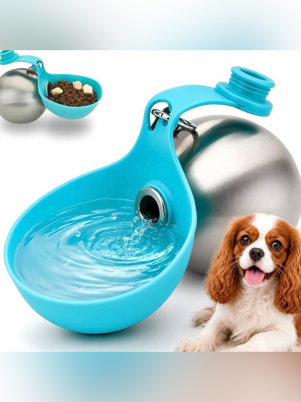 Portable water bottle for dog